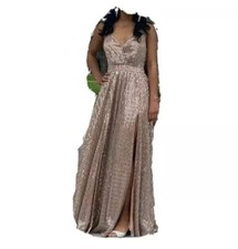 windsor pink sparkly dress prom small (read description)