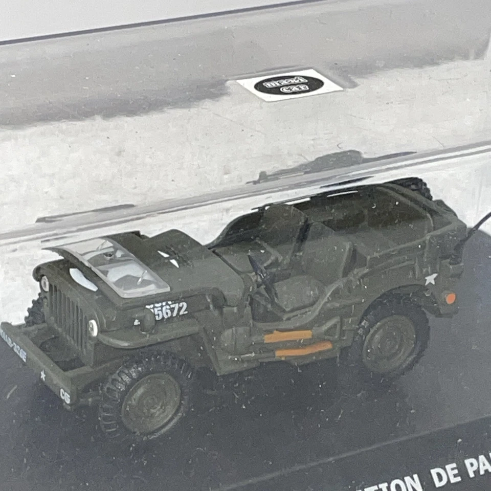 Maxi Car Jeep Willys Liberation De Paris 1944 Die Cast 1:43 Scale Military - Image 3 of 4