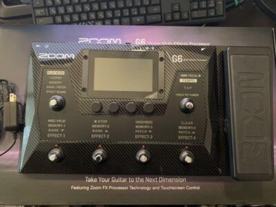 ZOOM G6 Multi-Effekt Gitarrenprozessor Expression Pedal Touchscreen getestet
