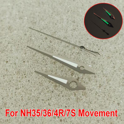 Green Luminous Watch Accessories Pointer Watch Hands For NH35/36/4R/7S Movement
