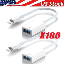 To Camera USB Female OTG Connector Adapter Cable For Apple iPhone iPad iPod lot