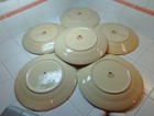 6 Chukchansi Gold Casino & Resort Bear Dinner Plates Stoneware Cabin Decor — photo 3