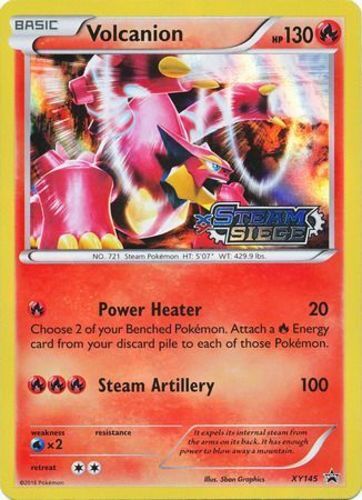 Moderately Played Volcanion - XY145 - Prerelease Promo Pokemon XY Promos
