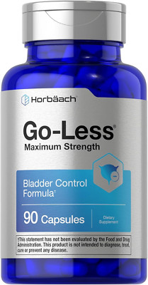 Go Less Bladder Control Pills, Maximum Strength, Non-GMO & Gluten Free, Horbaach