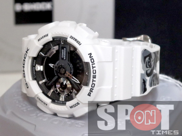必*。様 新品未使用 G-SHOCK GMA-S110F レッド バラ柄 ローズ Casio G-Shock S Series Rose Motif Band Ladies Watch GMA-S110F-7 | eBay