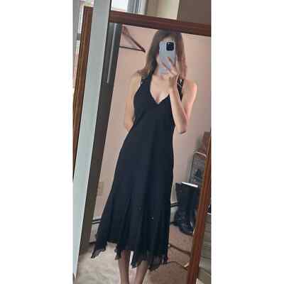 opal beaded mini dress Luxury Couture Beaded Black Formal Dress - Size 12