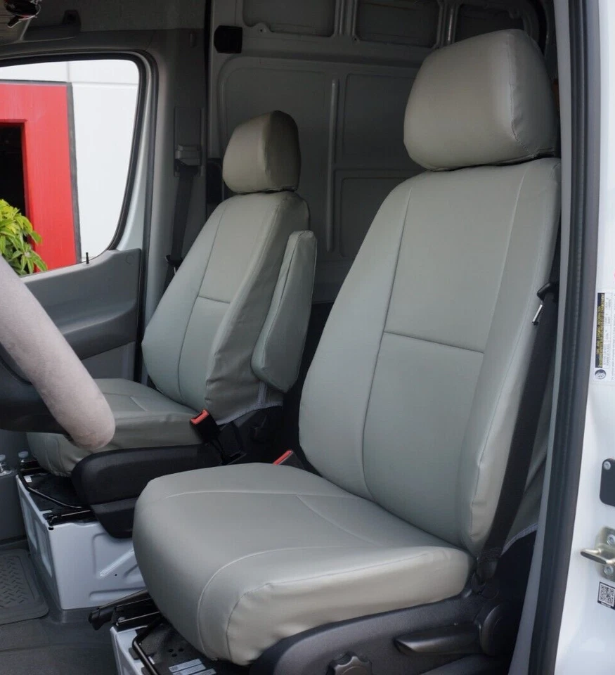 ДЛЯ DODGE SPRINTER VAN IGGEE S.LEATHER ИНДИВИДУАЛЬНЫЙ КРОЙ 2 ПЕРЕДНИХ СИДЕНЬЯ И 2 ПОДЛОКОТНИКА ЧЕХЛЫ - Изображение 4 из 4