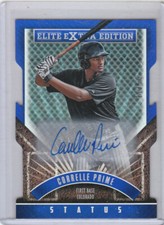 2015 Panini Elite Extra Edition #10/50  Correlle Prime #158 Autograph D/C BLUE
