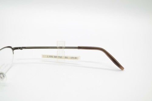 Vintage Charmant EU7743 Titanium Metallic Halbrand Brille Brillengestell NOS - Bild 4 von 6
