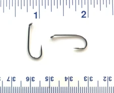 100 or 1,000 Gerry's Tackle 71450 High Carbon Black Nickel Barbless Fly Hooks