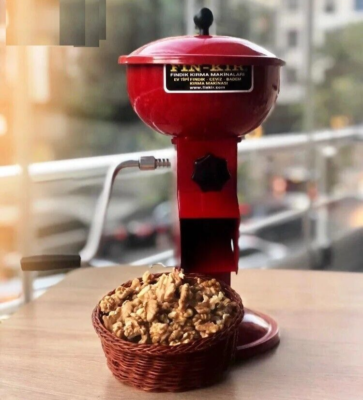 ZEBAN Handkurbel Nussmühle - Walnuss & Erdnuss Zerkleinerer | Manueller Küchenzerkleinerer Mit Deckel