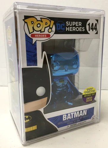 FUNKO POP Batman #144 DC SUPER HEROES Blue Chrome LE San Diego 2017 TOY TOKYO