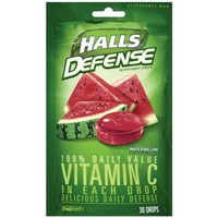Halls Defense Vitamin C Supplement Drops Watermelon 30 Each on sale Halls Defense Vitamin C Supplement Drops Watermelon 30 Each on sale