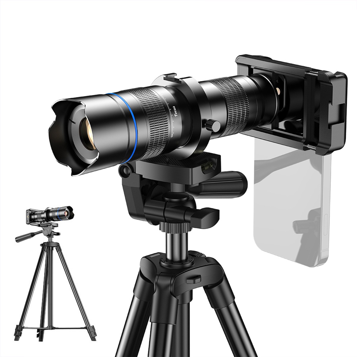 APEXEL APL-20-40XCR50 20-40X Zoom Monocular 50mm Metal Telephoto
