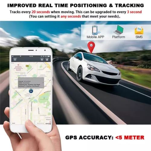 4G Real Time GPS Tracker LIVE Tracking Vehicle Car Magnetic Tracking 10000mAH AU - Picture 4 of 19