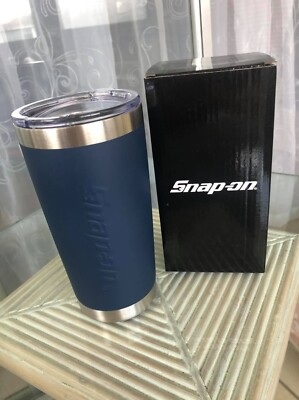 #ad Snap On Tools 20 Oz Tumbler Navy Embossed $19.98