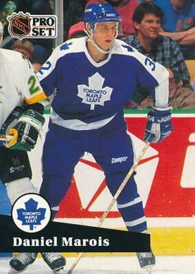 1991-92 Pro Set #223 DANIEL MAROIS - Toronto Maple Leafs
