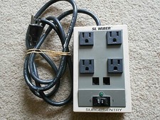 SL Waber 4 outlet Surge Sentry Surge Protector w/2 phone jacks Model DS4LP
