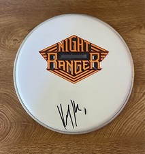 * KELLY KEAGY * signed 10" drumhead * NIGHT RANGER * 4 * KELLY KEAGY * signed 10" drumhead * NIGHT RANGER * 4