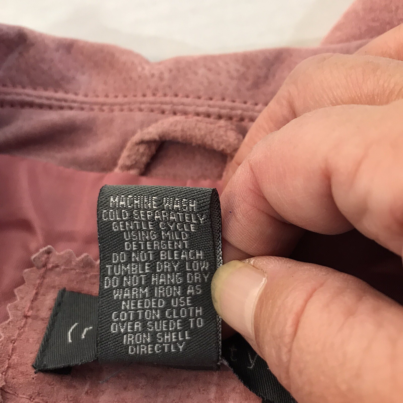 Relativity Pink Suede Full Button Jacket Womens S… - image 5