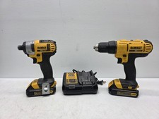 Dewalt 20-Volt Max Lithium Ion Cordless 2-Tool Combo Kit Drill Driver Set