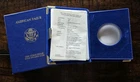 1987 Gold $50 1oz American Eagle Proof Box & COA | No Coins