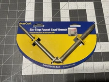 Brasscraft T157, Six Step Faucet Seat Wrench, New Unused