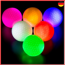 THIODOON LED golfbälle bunt Light Up Golfbälle Nacht Golfball leuchtet im