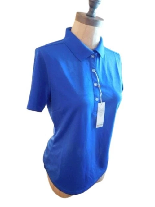 Camisa de Golf Callaway Talla S Pequeña Azul Brillante Damas Opti Dri Cooling Nueva con Etiquetas Foto 2 de 2