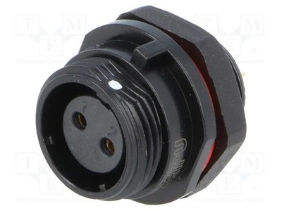 SP13 Buchse PIN: 2 Löten IP68 13A weich  für platten SP1312/S2 WEIPU-Steckverb