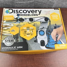 Discovery Mindblown Hydraulic Arm DIY Building Set Ages 10 STEM Tech Hydropower