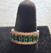 Green Stone Ring Size 9