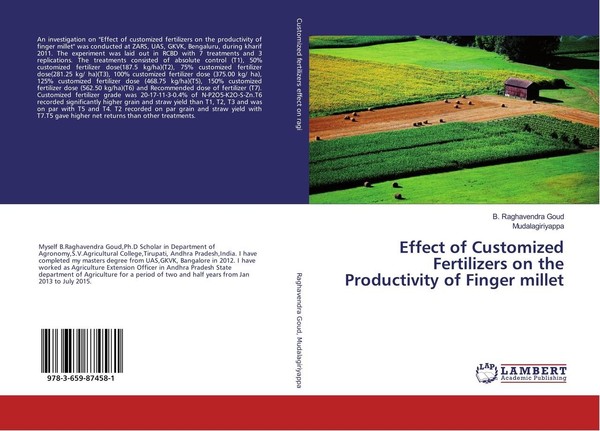 Effect Of Customized Fertilizers On The Productivity Of Finger Millet B. Raghave-image