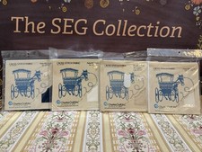 Charles Craft Cross Stitch Fabric Aida 14 18 Count 12"x 18" LOT of 4 Lite