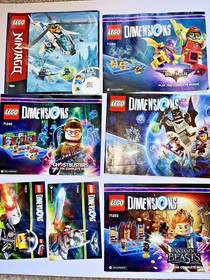 LEGO NINJAGO DIMENSIONS DISNEY INSTRUCTION MANUALS - SEE PHOTOS
