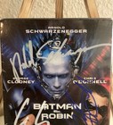 Rare Signed 5x Arnold Schwarzenegger/George Clooney+ Batman And Robin VHS Sealed — photo 3