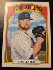 2021 Topps Heritage Baseball Jon Lester #326 Chicago Cubs