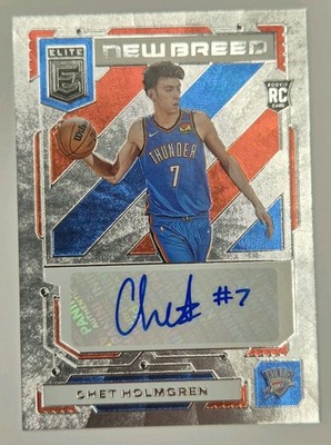 2022-23 Panini Donruss Elite CHET HOLMGREN New Breed Rookie Auto RC #NB-CHG