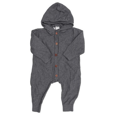 Tiny One, Strampler, Größe: 62, Grau, Einfarbig, Unisex (Kinder) #H0S