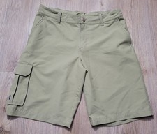 Youth Under Armour Golf Dress short cargo Khaki tan color size YXL