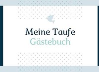 Tauf-GäStebuch Mit Taufspruch, Erinnerungsbuch, 21X29 Cm, Hardcover, Weiß
