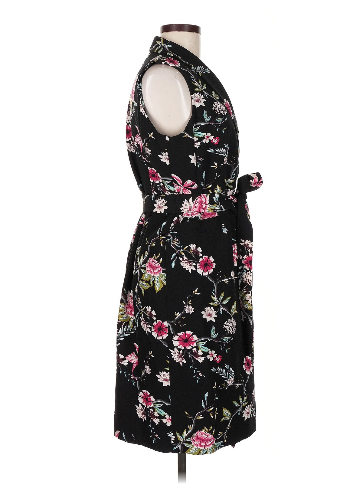 Calvin Klein Women Black Cocktail Dress 8 thumbnail 3