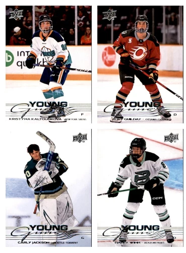 2025-26 Upper Deck PWHL Young Guns cards (#51-70) U-pick From List