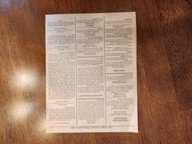 Sherlock Holmes Consulting Detective Sega CD Model 1 Gaming Clues Insert Only