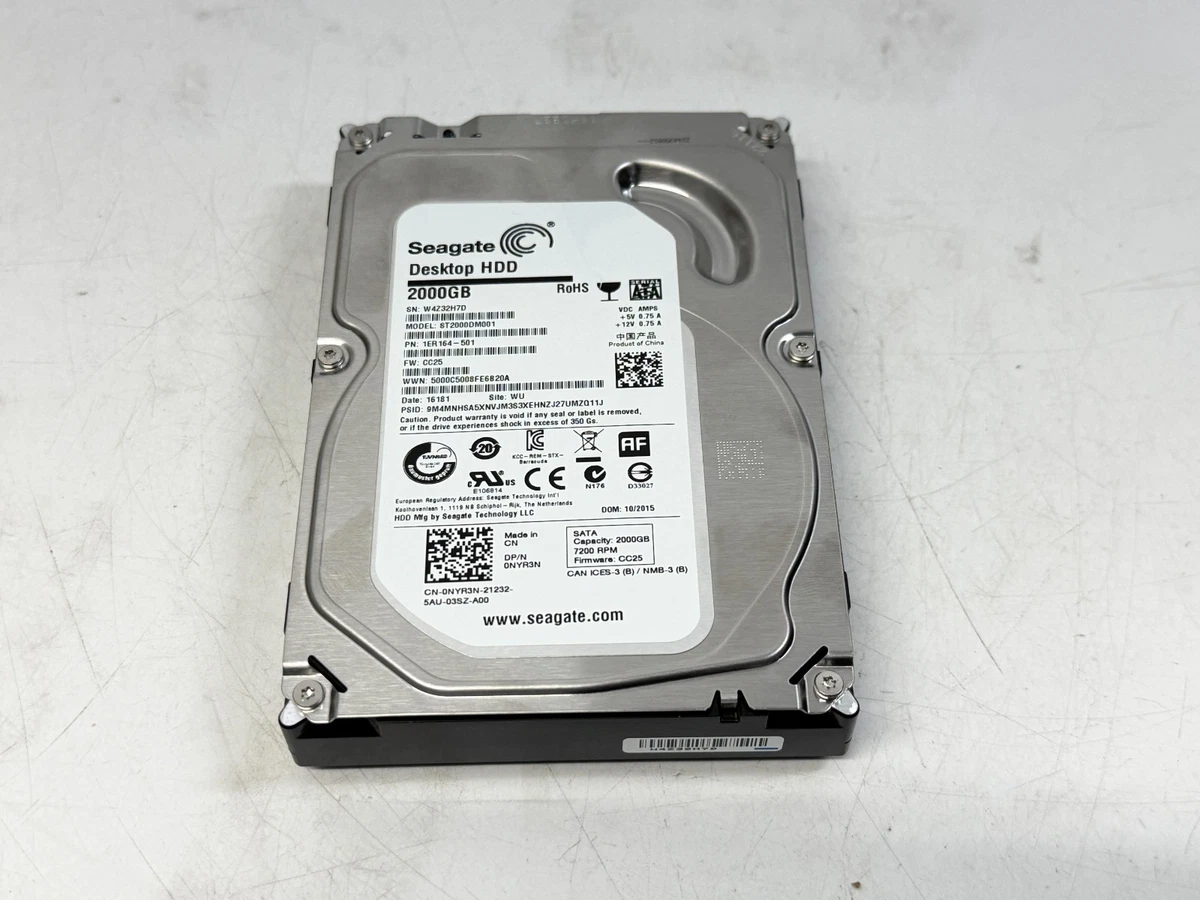 Seagate Barracuda St2000dm001 2tb for sale | eBay
