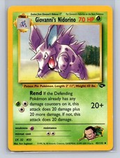 Giovanni's Nidorino 45/132 Uncommon Gym Challenge Pokemon Unlimited MP on eBay
