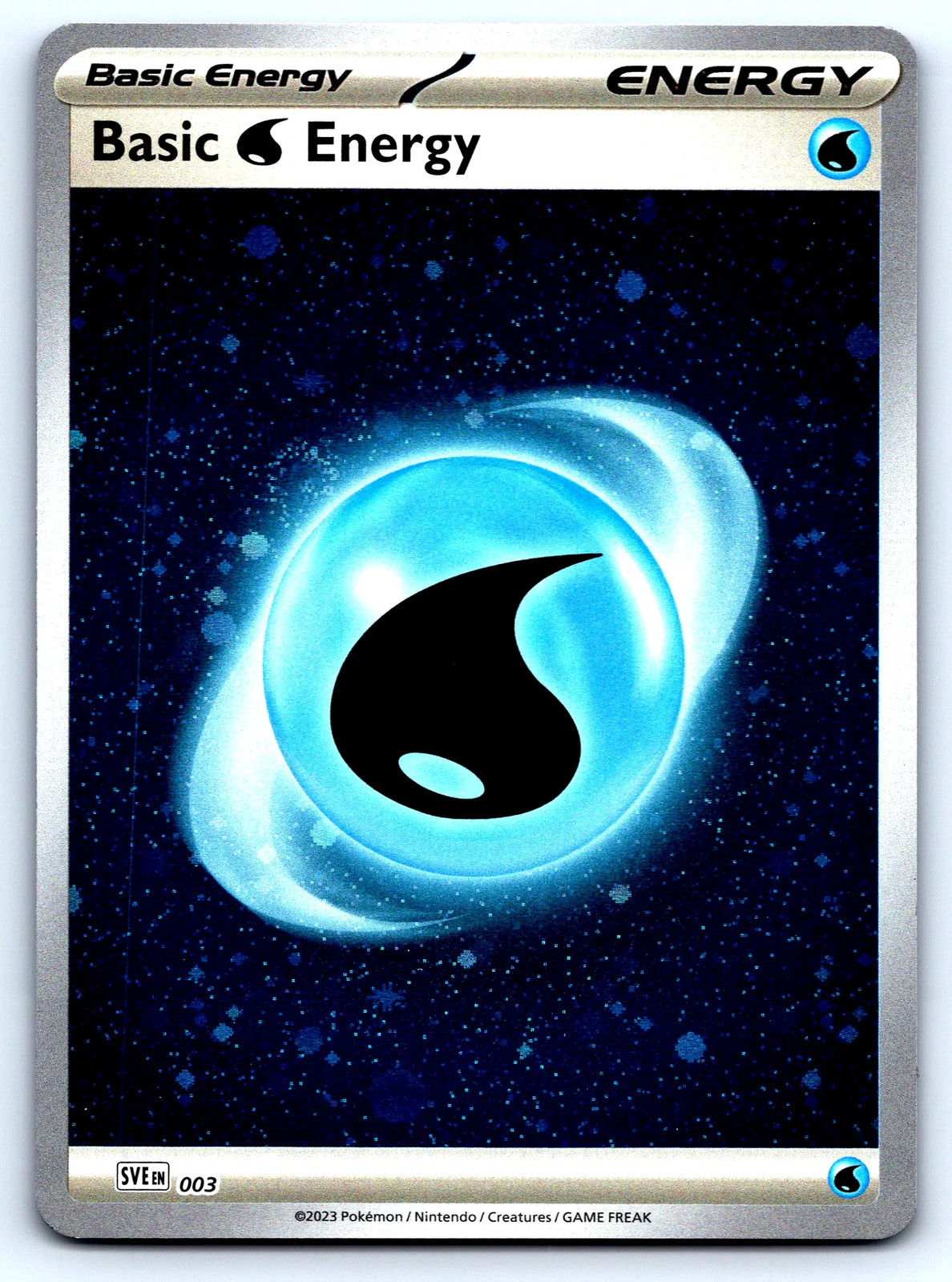 Basic Water Energy Scarlet & Violet Energies #3 Reverse Holo NM Pokemon Card