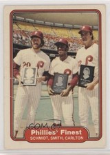 1982 Fleer Mike Schmidt Lonnie Smith Steve Carlton #641 HOF 04xo