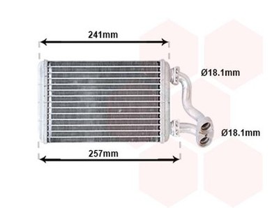 Wärmetauscher Innenraumheizung passend für BMW 3er Compact Aluminium 0x145x32