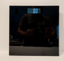 Taylor Digital Glass Talking Bathroom Scale Modern Black Glass Digital for Home